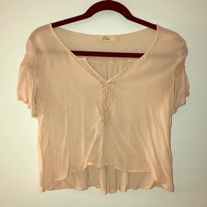 Peach blouse